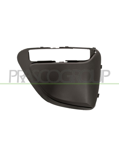 GRIGLIA DESTRA PARAURTI ANTERIORE NERA CON FORI CORNICE CON SEDE LUCI DIURNA PEUGEOT 108 Mod. 05-14