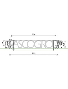 INTERCOOLER OPEL-VAUXHALL - MOKKA - Mod. 01-13 - 0