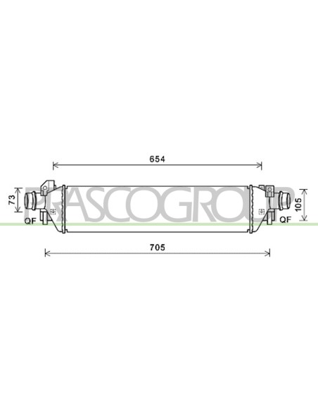 INTERCOOLER OPEL-VAUXHALL - MOKKA - Mod. 01-13 - 0