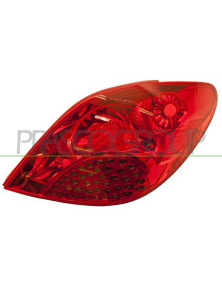 FANALE POSTERIORE DESTRO SENZA PORTALAMPADA ROSSO PEUGEOT 207 Mod. 04-06 - 05-09