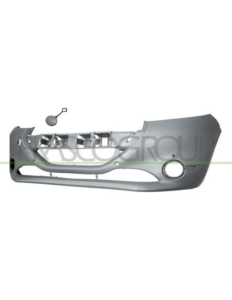 PARAURTI ANTERIORE CON PRIMER CON FORI PDC+SUPPORTI PEUGEOT 208 Mod. 02-12 - 03-15