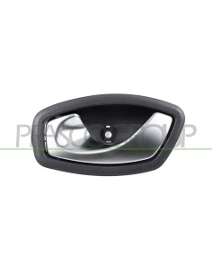 MANIGLIA ANTERIORE-POSTERIORE SINISTRA INTERNA CON LEVA CROMATA CON MOSTRINA NERA RENAULT LAGUNA Mod. 01-11 - 05-15