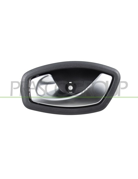 MANIGLIA ANTERIORE-POSTERIORE SINISTRA INTERNA CON LEVA CROMATA CON MOSTRINA NERA RENAULT LAGUNA Mod. 01-11 - 05-15
