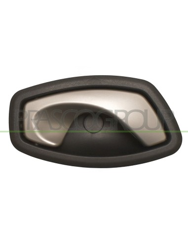MANIGLIA ANTERIORE-POSTERIORE DESTRA INTERNA CON LEVA ARGENTO MOSTRINA NERA RENAULT LAGUNA Mod. 01-11 - 05-15