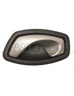 MANIGLIA ANTERIORE-POSTERIORE SINISTRA INTERNA CON LEVA ARGENTO CON MOSTRINA NERA RENAULT LAGUNA Mod. 01-11 - 05-15