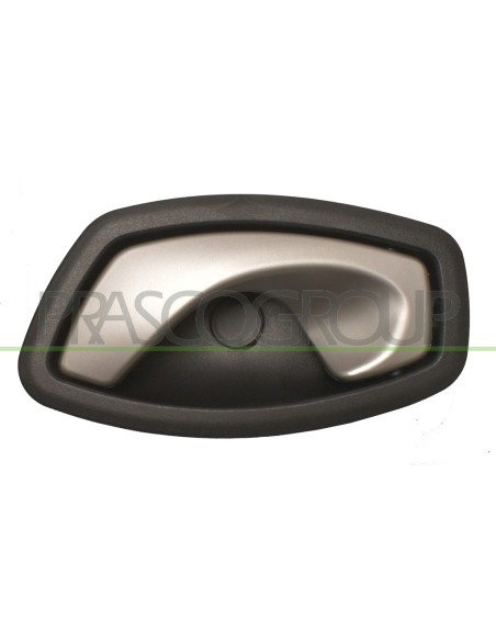 MANIGLIA ANTERIORE-POSTERIORE SINISTRA INTERNA CON LEVA ARGENTO CON MOSTRINA NERA RENAULT LAGUNA Mod. 01-11 - 05-15
