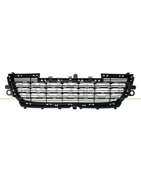 GRIGLIA PARAURTI ANTERIORE CENTRALE NERA PEUGEOT 2008 Mod. 04-16 - 07-19