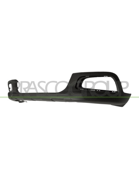 PARAURTI ANTERIORE INFERIORE NERO GOFFRATO CON FORI CORNICI PEUGEOT 2008 Mod. 04-16 - 07-19