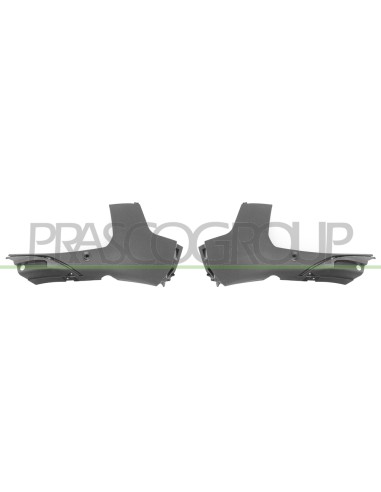KIT SPOILER PARAURTI ANTERIORE (DESTRO+SINISTRO) CON PDC+SUPPORTI PEUGEOT 3008 Mod. 04-17 - 09-20