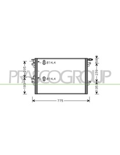 CONDENSATORE RENAULT - ESPACE (JK) - Mod. 01-02 -