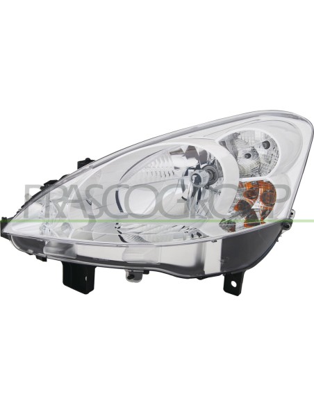 PROIETTORE SINISTRO H4 ELETTRICO CON MOTORE PEUGEOT PARTNER Mod. 04-08 - 12-11