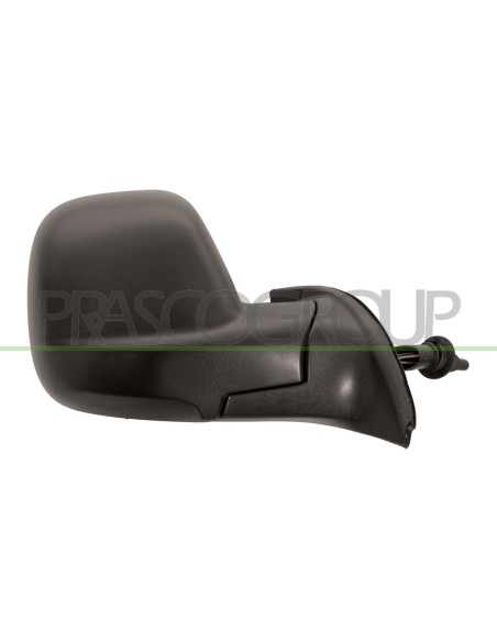 RETROVISORE DESTRO A CAVI NERO CON SONDA CONVESSO PEUGEOT PARTNER Mod. 01-12 - 05-15