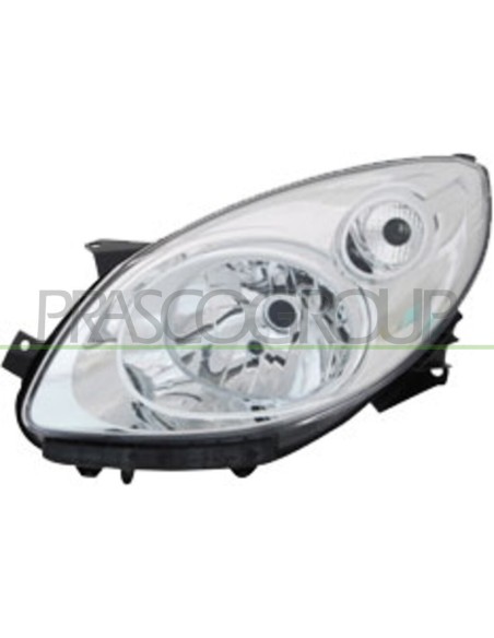 PROIETTORE SINISTRO H4 ELETTRICO SENZA MOTORE CROMATO RENAULT TWINGO BASIC Mod. 06-07 - 01-12
