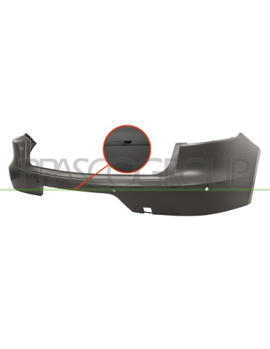PARAURTI POSTERIORE CON PRIMER CON FORI PDC+SUPPORTI CON FORO TELECAMERA PORSCHE MACAN (95B) Mod. 02-14 - 09-18