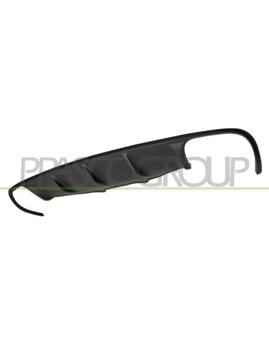 SPOILER PARAURTI POSTERIORE NERO GOFFRATO MOD. SPORT DESIGN S TURBO S PORSCHE MACAN (95B) Mod. 02-14 - 09-18