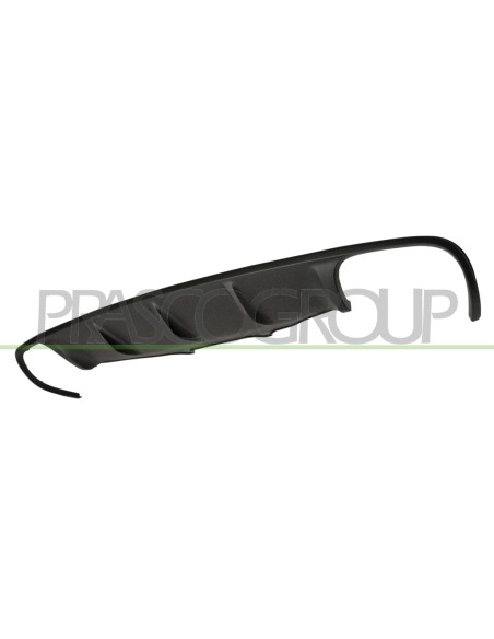 SPOILER PARAURTI POSTERIORE NERO GOFFRATO MOD. SPORT DESIGN S TURBO S PORSCHE MACAN (95B) Mod. 02-14 - 09-18
