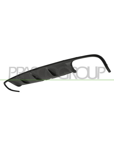 SPOILER PARAURTI POSTERIORE NERO GOFFRATO MOD. SPORT DESIGN S TURBO S (FINITURA ACCIAIO) PORSCHE MACAN (95B) Mod. 02-14 - 09-18