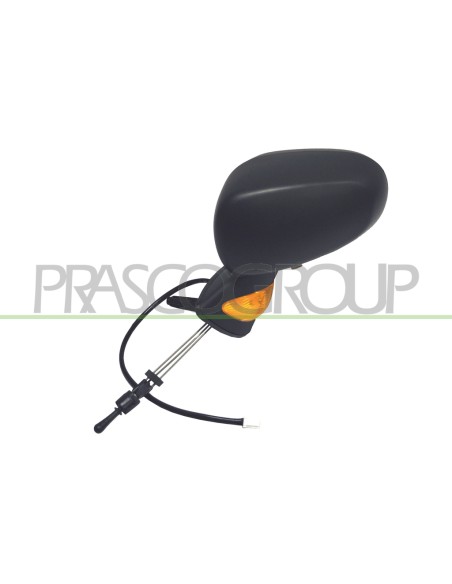 RETROVISORE SINISTRO A CAVI NERO CON FANALE ASFERICO 4H2P RENAULT MODUS Mod. 09-04 - 12-07