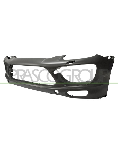 PARAURTI ANTERIORE CON PRIMER CON FORI LAVAFARI CON TRACCE PDC MOD. GTS PORSCHE CAYENNE (92A) Mod. 01-11 - 12-14
