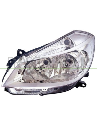 PROIETTORE SINISTRO H7+H7 ELETTRICO CON MOTORE CROMATO RENAULT CLIO Mod. 09-05 - 08-09