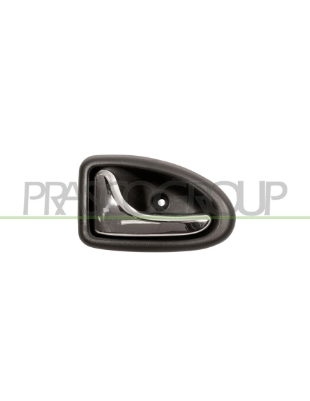 MANIGLIA ANTERIORE SINISTRA INTERNA CON LEVA CROMATA CON MOSTRINA NERA RENAULT SCENIC Mod. 08-99 - 06-03