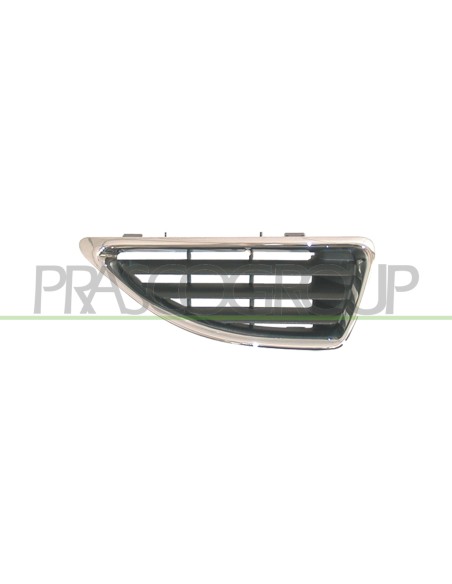 GRIGLIA RADIATORE DESTRA CROMATA NERA RENAULT MEGANE Mod. 07-99 - 10-02