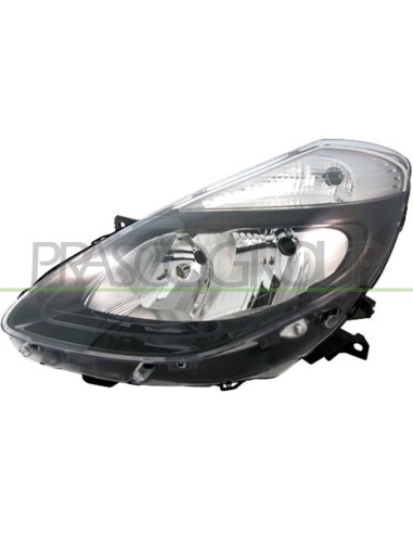 PROIETTORE SINISTRO H7+H7 ELETTRICO CON MOTORE NERO RENAULT CLIO Mod. 09-09 - 08-12