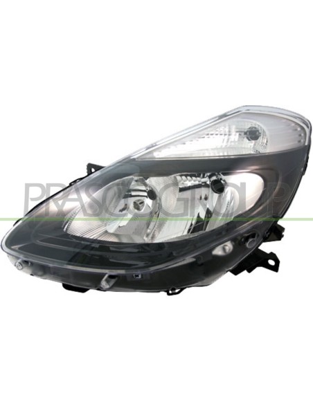 PROIETTORE SINISTRO H7+H7 ELETTRICO CON MOTORE NERO RENAULT CLIO Mod. 09-09 - 08-12