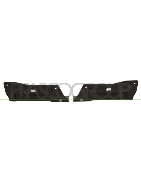 KIT SUPPORTI SPOILER PARAURTI ANTERIORE (DESTRO+SINISTRO) RENAULT CLIO Mod. 09-12 - 08-16