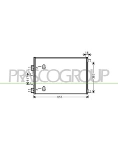 CONDENSATORE RENAULT SCENIC Mod. 07-03 - 10-06