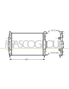 RADIATORE RENAULT - SCENIC - Mod. 07-03 - 10-06