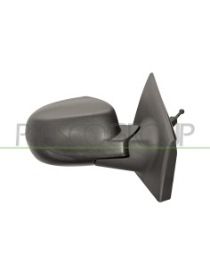 RETROVISORE DESTRO A CAVI NERO CON SONDA CONVESSO 2 PINS RENAULT CLIO Mod. 09-09 - 08-12