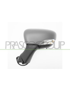 RETROVISORE SINISTRO ELETTRICO TERMICO CON PRIMER CON FANALE CHIUDIBILE ASFERICO 12H9P RENAULT CLIO Mod. 09-12 - 08-16