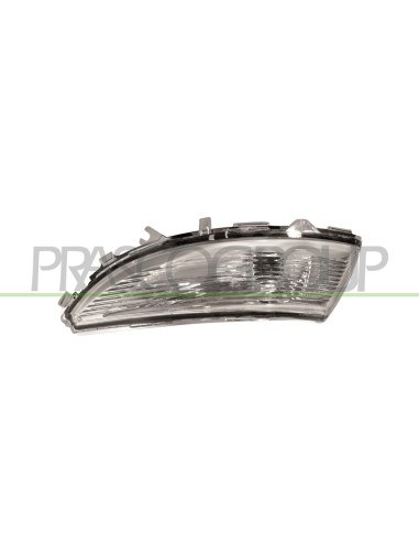 FANALE BIANCO PER RETROVISORE SINISTRO SENZA PORTALAMPADA RENAULT CLIO Mod. 09-12 - 08-16