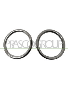 KIT CORNICI FENDINEBBIA CROMATE (DESTRA+SINISTRA) RENAULT CLIO Mod. 09-12 - 08-16