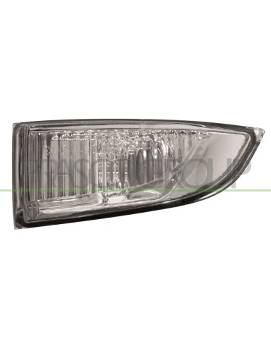 FANALE BIANCO PER RETROVISORE SINISTRO SENZA PORTALAMPADA RENAULT MEGANE Mod. 04-12 - 02-14