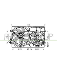 ELETTROMOTORE SKODA - FABIA - Mod. 01-00 - 03-04