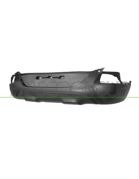 PARAURTI POSTERIORE INFERIORE NERO GOFFRATO CON TAPPO COPRI GANCIO CON TRACCE PDC RENAULT KADJAR Mod. 04-15 - 10-18