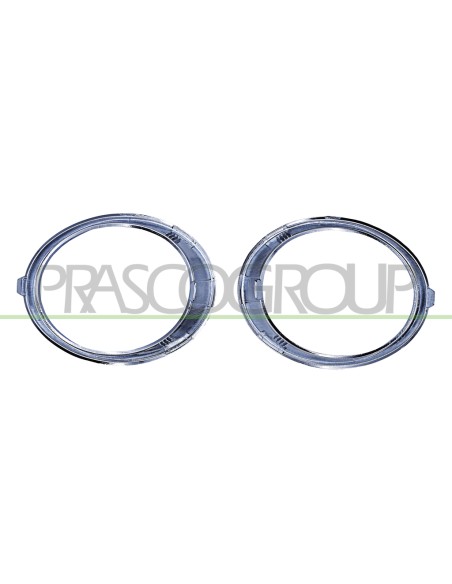 KIT CORNICI FENDINEBBIA CROMATE (DESTRA+SINISTRA) RENAULT KADJAR Mod. 04-15 - 10-18