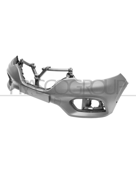 PARAURTI ANTERIORE CON PRIMER CON TAPPO COPRI GANCIO CON FORI PARK ASSIST RENAULT KADJAR Mod. 08-18
