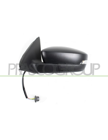 RETROVISORE SINISTRO ELETTRICO NERO TERMICO CON FANALE CONVESSO