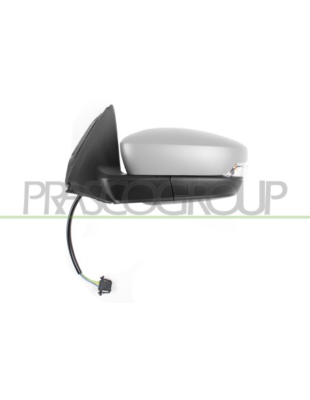 RETROVISORE SINISTRO ELETTRICO TERMICO CON PRIMER CON FANALE CONVESSO