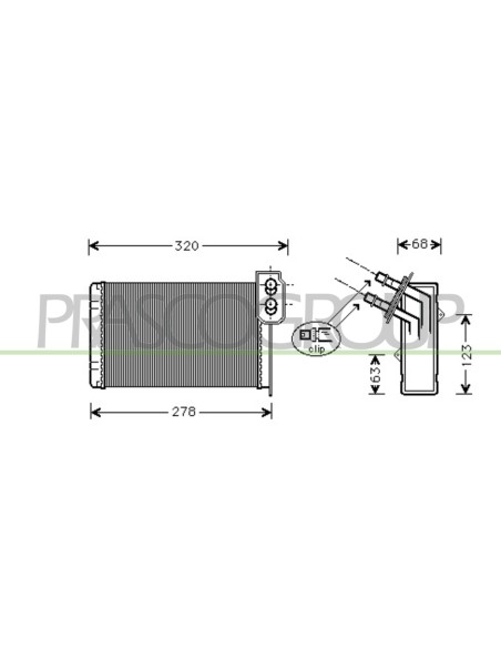 RISCALDATORE RENAULT KANGOO Mod. 06-97 - 04-03