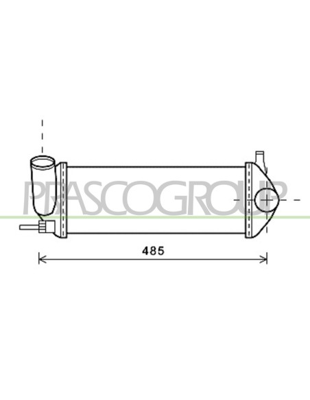 INTERCOOLER RENAULT KANGOO Mod. 01-08 - 10-12