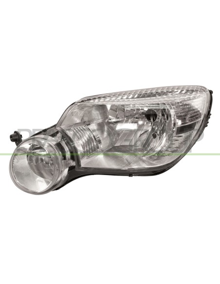 PROIETTORE SINISTRO H7+H4 ELETTRICO CON MOTORE CON FENDINEBBIA SKODA YETI (5L) Mod. 01-10 - 08-13