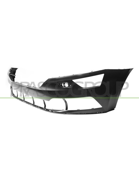 PARAURTI ANTERIORE NERO LISCIO DA PRIMERIZZARE CON FORI LAVAFARI SKODA KAROQ Mod. 11-17 - 12-21
