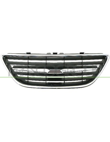 GRIGLIA PARAURTI ANTERIORE SUPERIORE CROMATA SAAB 9 3 Mod. 02-03 - 01-07