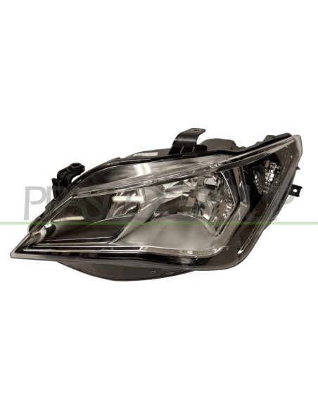 PROIETTORE SINISTRO H7+H7 ELETTRICO CROMATO CON MOTORE SEAT IBIZA Mod. 05-12 - 05-15