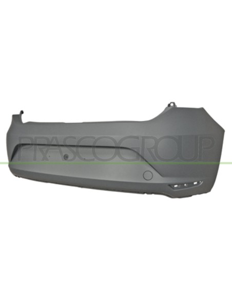 PARAURTI POSTERIORE CON PRIMER CON TAPPO COPRI GANCIO CON TRACCE PDC SEAT LEON Mod. 01-13 - 12-16