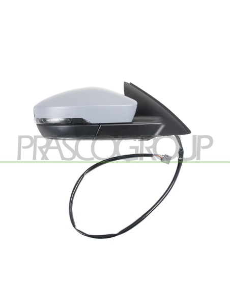 RETROVISORE DESTRO ELETTRICO CON PRIMER TERMICO CON FANALE CONVESSO 6 PINS